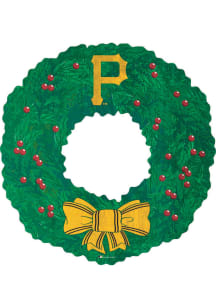 Pittsburgh Pirates Team Wreath 16 Inch Sign