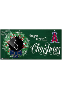 Los Angeles Angels Chalk Christmas Countdown Sign