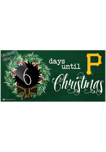 Pittsburgh Pirates Chalk Christmas Countdown Sign