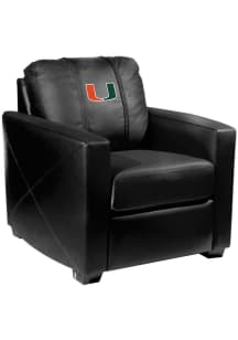 Miami Hurricanes Faux Leather Club Desk Chair