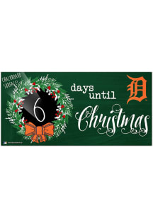 Detroit Tigers Chalk Christmas Countdown Sign