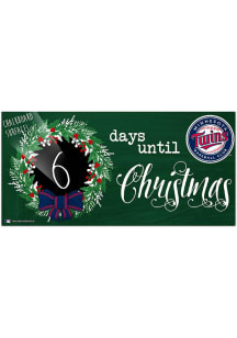 Minnesota Twins Chalk Christmas Countdown Sign
