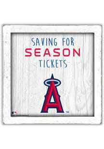 Los Angeles Angels Saving for Tickets Box Sign