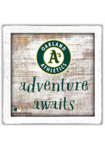Oakland Athletics Adventure Awaits Box Sign
