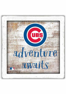 Chicago Cubs Adventure Awaits Box Sign