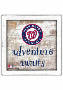 Washington Nationals Adventure Awaits Box Sign