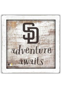 San Diego Padres Adventure Awaits Box Sign