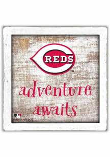 Cincinnati Reds Adventure Awaits Box Sign