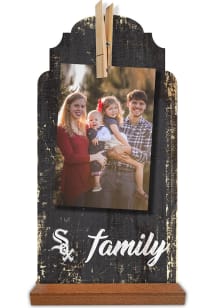 Chicago White Sox Family Clothespin Sign