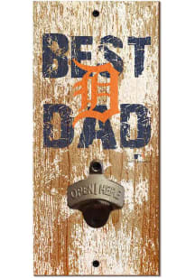 Detroit Tigers Best Dad Bottle Opener Sign