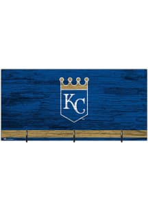 Kansas City Royals Team Color Mask Holder Sign
