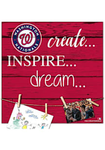 Washington Nationals Create Inspire Dream Sign - Red