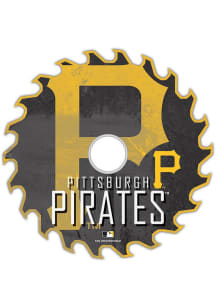 Pittsburgh Pirates Rust Circular Saw Sign