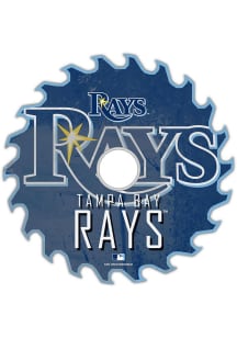 Tampa Bay Rays Rust Circular Saw Sign