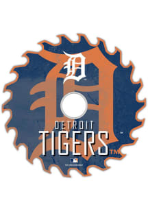 Detroit Tigers Rust Circular Saw Sign