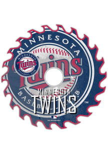 Minnesota Twins Rust Circular Saw Sign