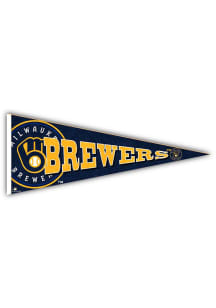 Milwaukee Brewers Wood Pennant Sign