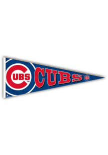 Chicago Cubs Wood Pennant Sign