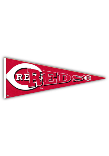 Cincinnati Reds Wood Pennant Sign