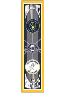Milwaukee Brewers Throwback Sign