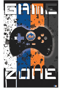 New York Mets Grunge Game Zone Sign