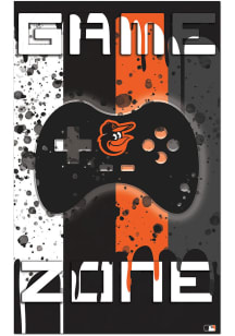Baltimore Orioles Grunge Game Zone Sign