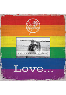 New York Yankees Love Pride Picture Frame