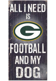 Green Bay Packers Football and My Dog Sign