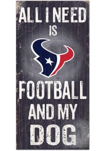 Houston Texans Football and My Dog Sign
