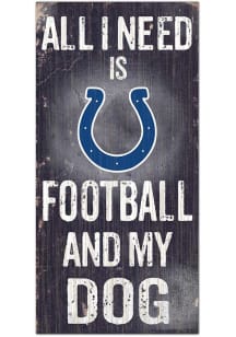 Indianapolis Colts Football and My Dog Sign