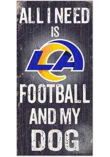 Los Angeles Rams Football and My Dog Sign