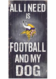 Minnesota Vikings Football and My Dog Sign