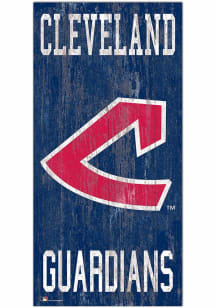 Cleveland Guardians Heritage Logo 6x12 Sign