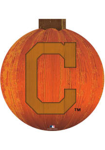 Cleveland Guardians Halloween Pumpkin Sign