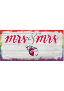 Cleveland Guardians Mrs and Mrs Sign