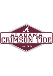 Alabama Crimson Tide Diamond Panel Sign