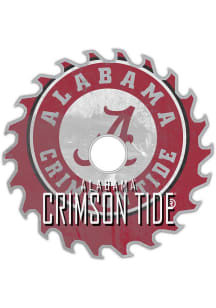 Alabama Crimson Tide Rust Circular Saw Sign