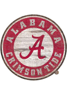 Alabama Crimson Tide Team Logo 8 Inch Cutout Sign