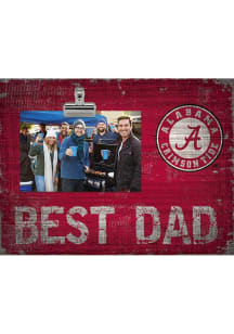 Alabama Crimson Tide Best Dad Clip Picture Frame