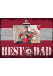 Alabama Crimson Tide Best Dad Clip Picture Frame