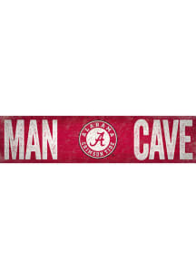 Alabama Crimson Tide Man Cave 6x24 Sign