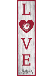 Alabama Crimson Tide 24 Inch Love Leaner Sign
