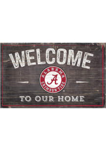 Alabama Crimson Tide Welcome to our Home Sign