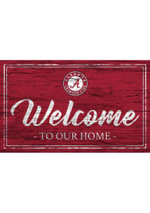 Alabama Crimson Tide Team Welcome 11x19 Sign