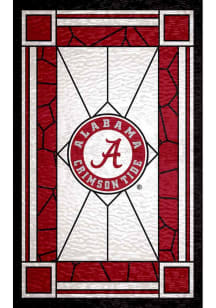 Alabama Crimson Tide Stained Glass Sign
