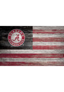 Alabama Crimson Tide Distressed Flag Picture Frame