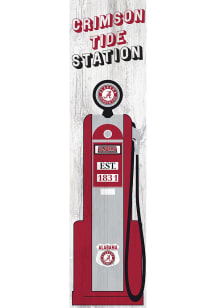 Alabama Crimson Tide Retro Pump Leaner Sign