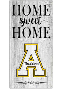 Appalachian State Mountaineers Home Sweet Home Whitewashed Sign