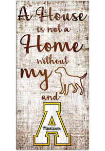 Appalachian State Mountaineers A House is not a Home Sign