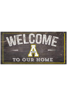 Appalachian State Mountaineers Welcome Distressed Sign